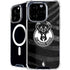 NBA Milwaukee Bucks Animal Print Black iPhone 16 Pro Max MagSafe Case