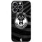 NBA Milwaukee Bucks Animal Print Black iPhone 16 Pro Skin