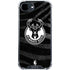 NBA Milwaukee Bucks Animal Print Black iPhone 16e Clear Case