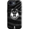 NBA Milwaukee Bucks Animal Print Black iPhone 16e Impact Case