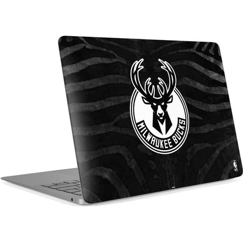 NBA Milwaukee Bucks Animal Print Black Apple MacBook Air Skin
