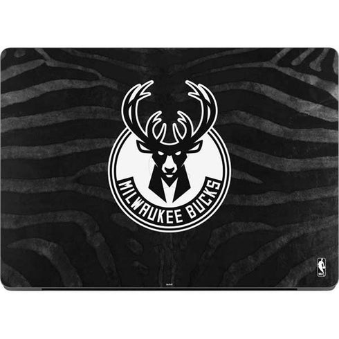 NBA Milwaukee Bucks Animal Print Black Apple MacBook Pro 14-inch Skin