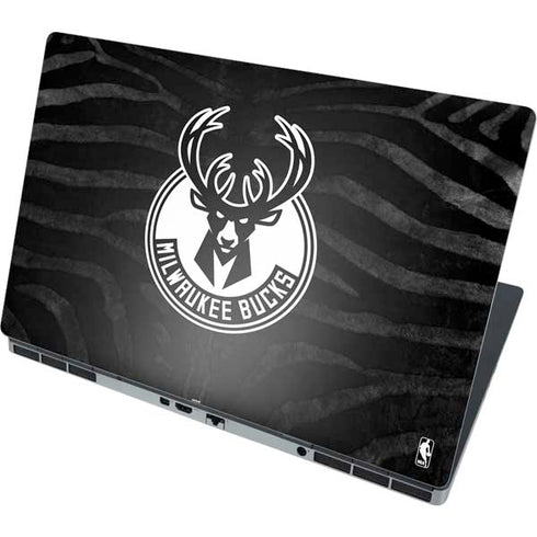 NBA Milwaukee Bucks Animal Print Black Dell Precision Skin