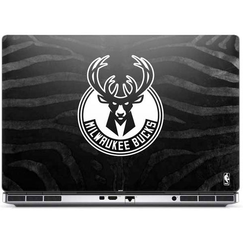 NBA Milwaukee Bucks Animal Print Black Dell Precision Skin