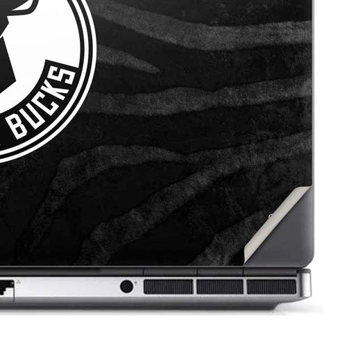 NBA Milwaukee Bucks Animal Print Black Dell Precision Skin