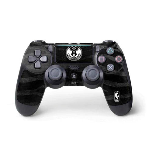 NBA Milwaukee Bucks Animal Print Black PlayStation PS4 Skins