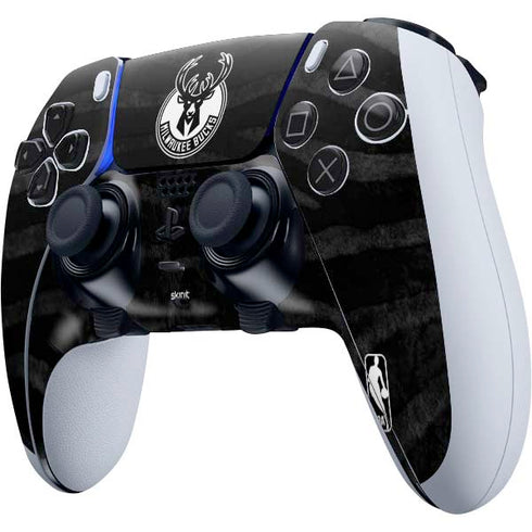 NBA Milwaukee Bucks Animal Print Black PS5 DualSense Edge Pro Controller Skin