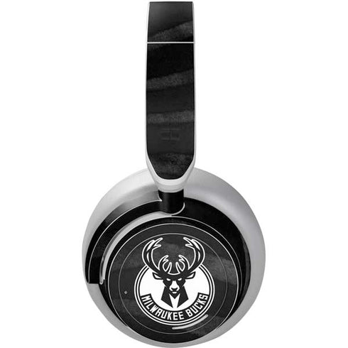 NBA Milwaukee Bucks Animal Print Black Surface Headphones Skin