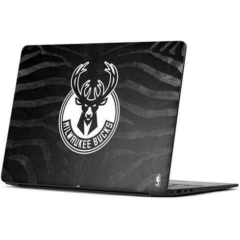 NBA Milwaukee Bucks Animal Print Black Surface Laptop 7 15in Skin