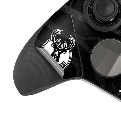NBA Milwaukee Bucks Animal Print Black Xbox Elite Wireless Controller Series 2 Skin