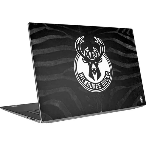 NBA Milwaukee Bucks Animal Print Black Dell XPS Skin