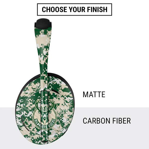 NBA Milwaukee Bucks Camo Digi Bose Noise Cancelling Headphones 700 Skin