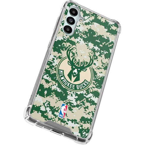 NBA Milwaukee Bucks Camo Digi Gabb Phone 4 Clear Case