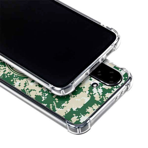 NBA Milwaukee Bucks Camo Digi Galaxy A36 5G Clear Case