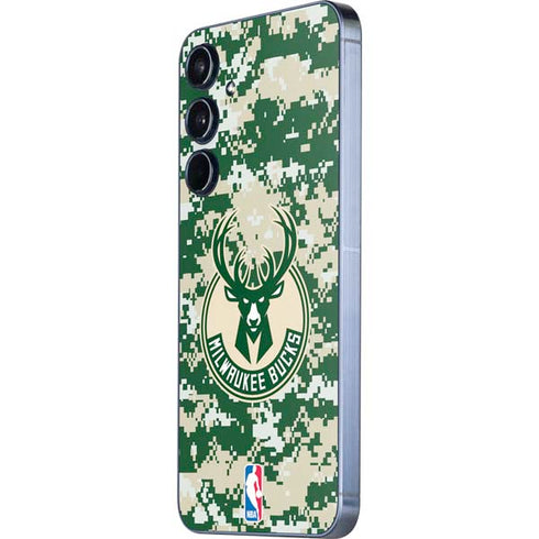 NBA Milwaukee Bucks Camo Digi Galaxy A36 5G Skin