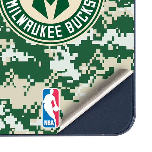 NBA Milwaukee Bucks Camo Digi Galaxy A36 5G Skin