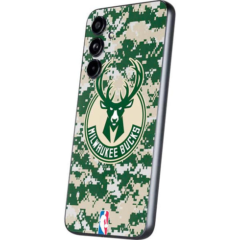 NBA Milwaukee Bucks Camo Digi Galaxy A54 5G Skin