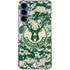 NBA Milwaukee Bucks Camo Digi Galaxy A55 5G Clear Case