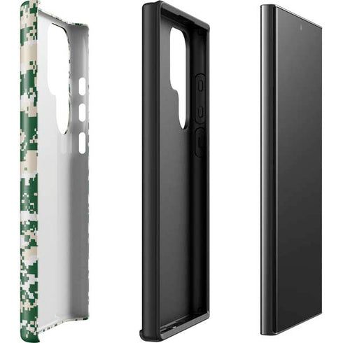 NBA Milwaukee Bucks Camo Digi Galaxy S23 Ultra Pro Case