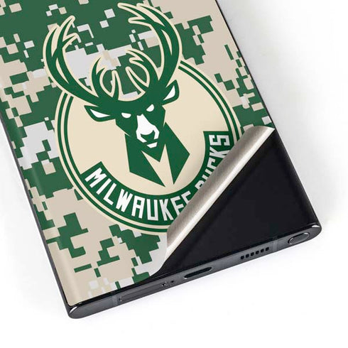 NBA Milwaukee Bucks Camo Digi Galaxy Skins