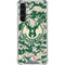 NBA Milwaukee Bucks Camo Digi Galaxy S24 FE Clear Case