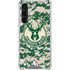 NBA Milwaukee Bucks Camo Digi Galaxy S24 FE Clear Case