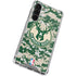 NBA Milwaukee Bucks Camo Digi Galaxy S24 FE Clear Case