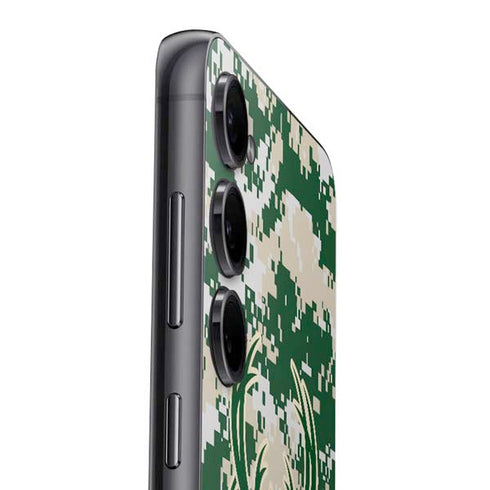 NBA Milwaukee Bucks Camo Digi Galaxy S24 Skin