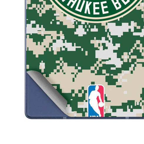NBA Milwaukee Bucks Camo Digi Galaxy Z Fold6 Skin