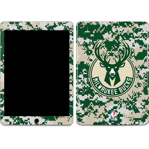 NBA Milwaukee Bucks Camo Digi iPad Skins