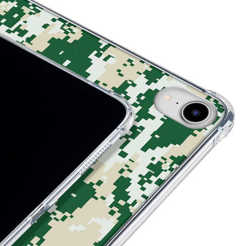 NBA Milwaukee Bucks Camo Digi iPad 11th Gen (2025) Clear Case