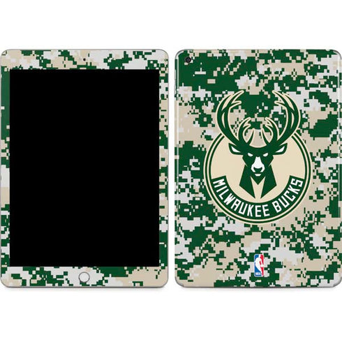 NBA Milwaukee Bucks Camo Digi Apple iPad Skin