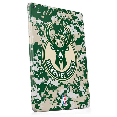 NBA Milwaukee Bucks Camo Digi Apple iPad Skin