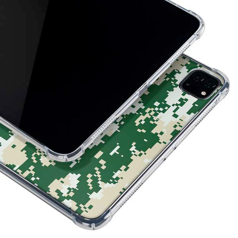 NBA Milwaukee Bucks Camo Digi iPad Pro 11in (2024) Clear Case