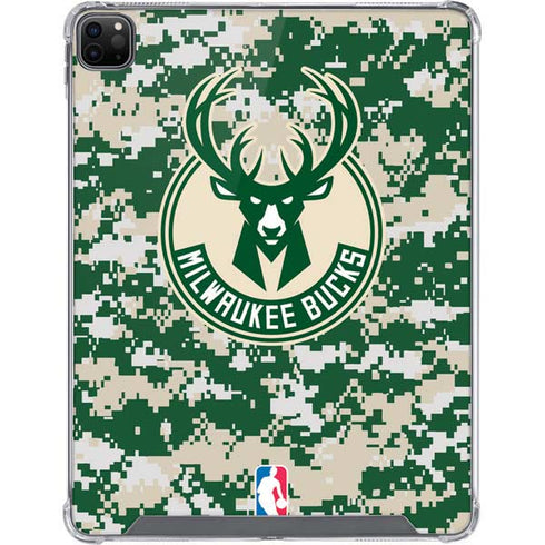 NBA Milwaukee Bucks Camo Digi iPad Cases