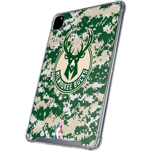 NBA Milwaukee Bucks Camo Digi iPad Cases