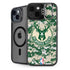 NBA Milwaukee Bucks Camo Digi iPhone 14 Plus Kickstand Case