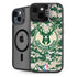 NBA Milwaukee Bucks Camo Digi iPhone 15 Plus Kickstand Case