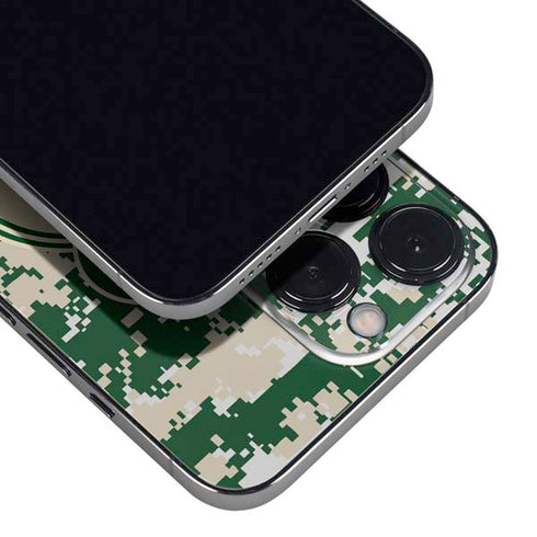 NBA Milwaukee Bucks Camo Digi iPhone 16 Pro Skin