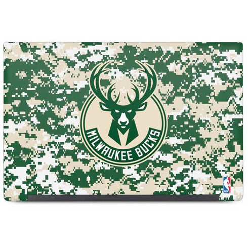 NBA Milwaukee Bucks Camo Digi Dell Latitude Skin
