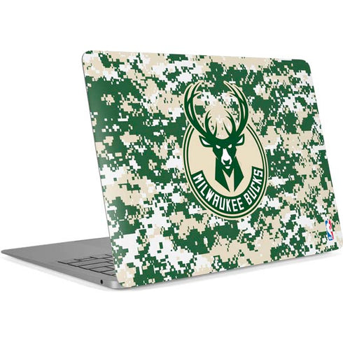 NBA Milwaukee Bucks Camo Digi Apple MacBook Air Skin