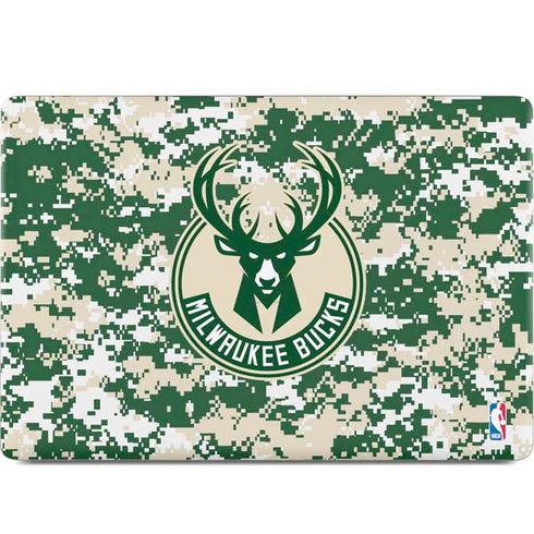 NBA Milwaukee Bucks Camo Digi MacBook Skins