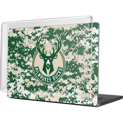 NBA Milwaukee Bucks Camo Digi MacBook Cases