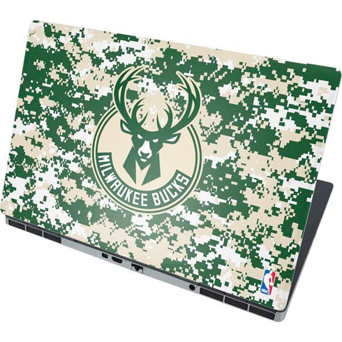 NBA Milwaukee Bucks Camo Digi Dell Precision Skin