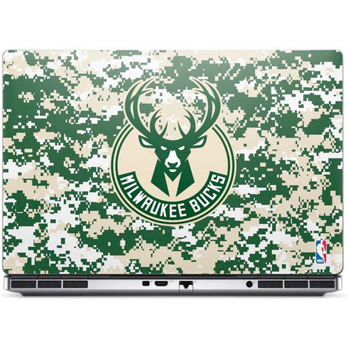 NBA Milwaukee Bucks Camo Digi Dell Precision Skin