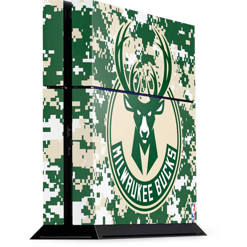 NBA Milwaukee Bucks Camo Digi PlayStation PS4 Skins