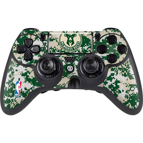 NBA Milwaukee Bucks Camo Digi PlayStation PS4 Skins