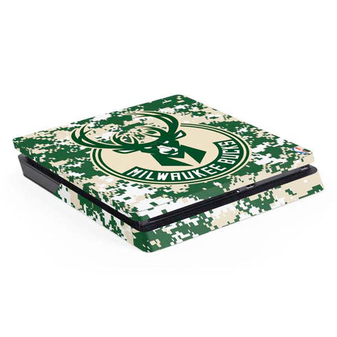 NBA Milwaukee Bucks Camo Digi PlayStation PS4 Skins