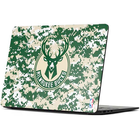 NBA Milwaukee Bucks Camo Digi Surface Laptop 7 13.8in Skin