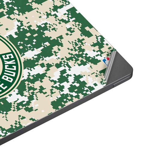 NBA Milwaukee Bucks Camo Digi Surface Laptop 7 13.8in Skin